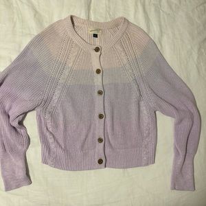 Universal Thread women’s Lavender button up front cardigan size M